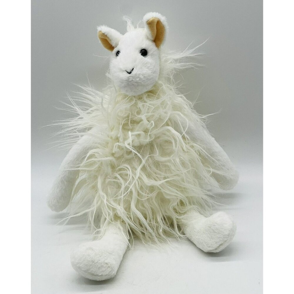 Aurora Llama Plush‎ White Fuzzy 9 inch Stuffed Animal 2019 Alpaca